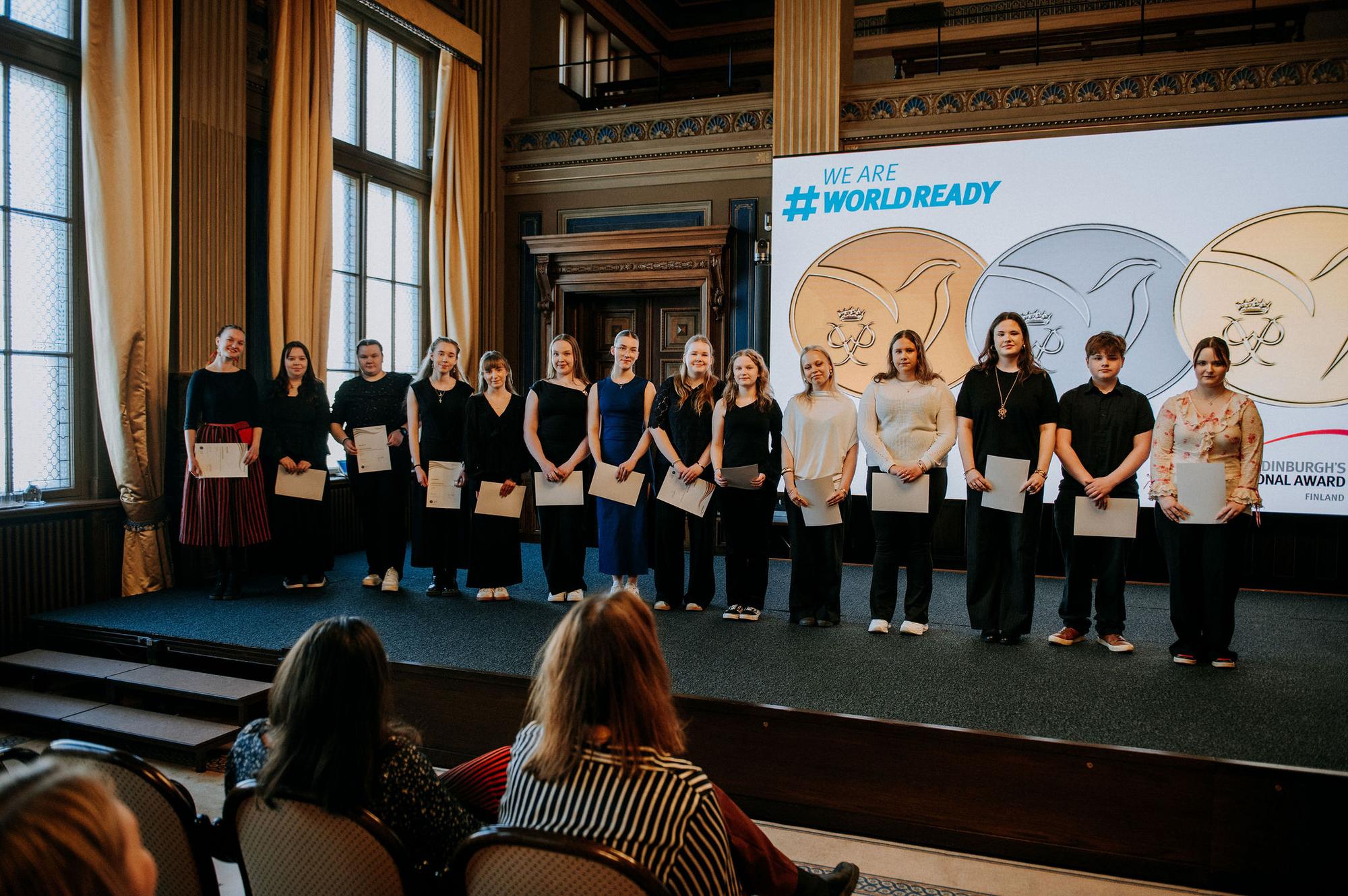 Ennätysmäärä nuorisoseuralaisia palkittu DofE-ohjelman tunnustuksilla